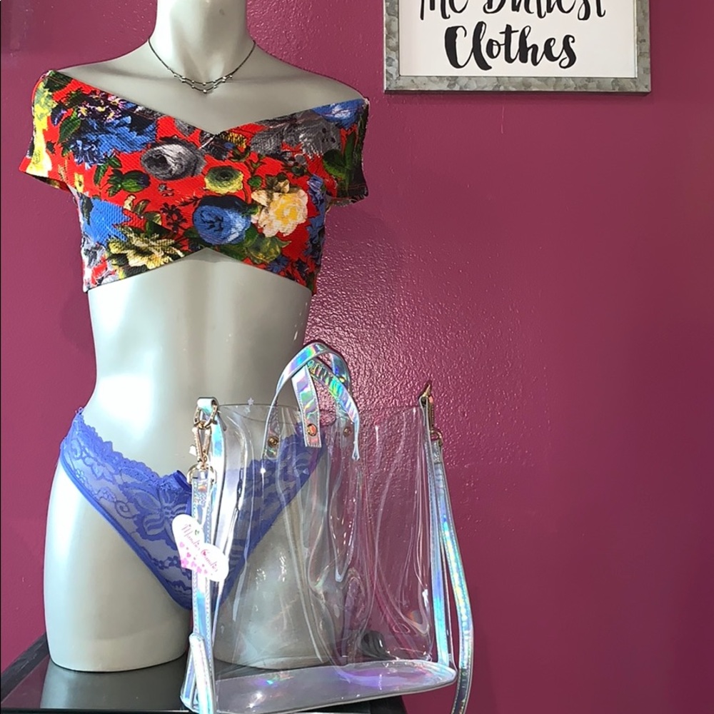 “Fun in the Sun” lucite tote bag ☀️🛍